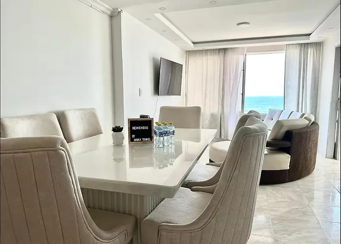 Hermoso Apt Frente Al Mar 4 Habitaciones
