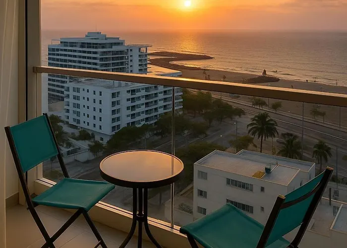 Exclusivo Apartamento En Cielo Mar-Playa Las Americas, Con Maravillosas Vistas Del Atardecer De Cartagena