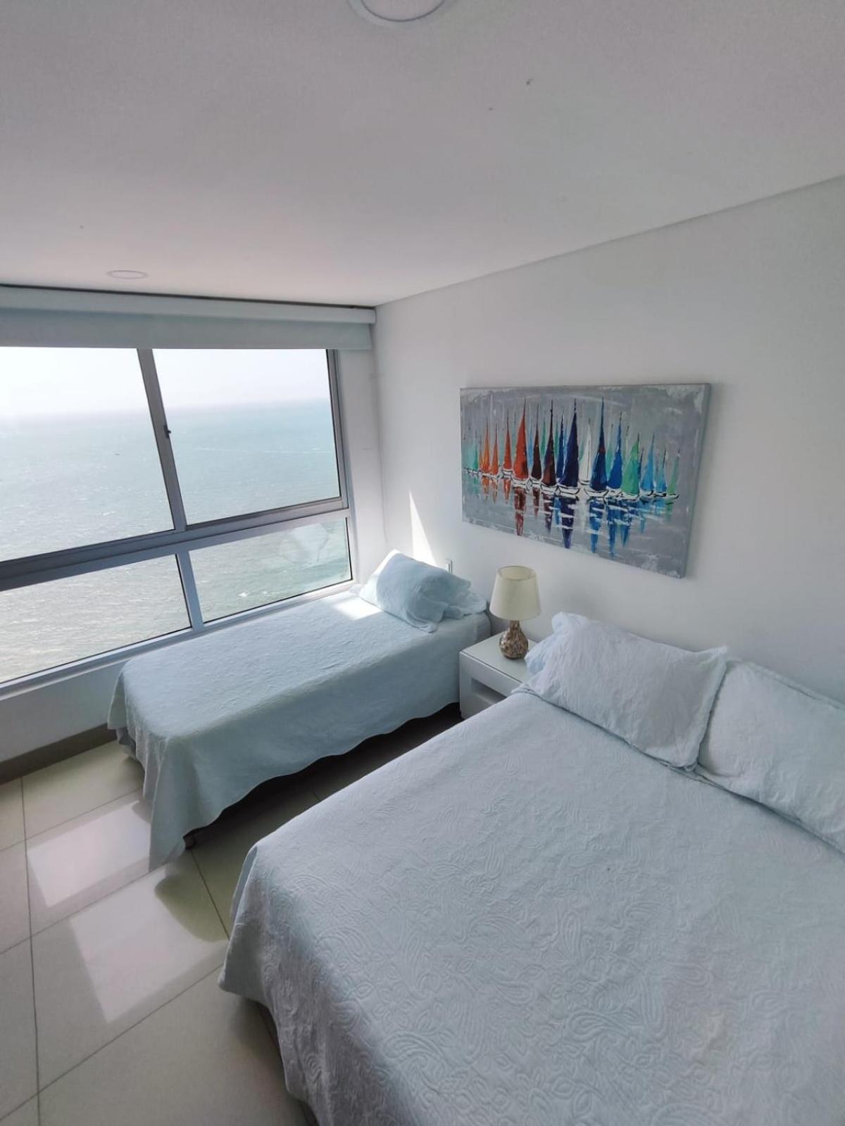 Apartamento Palmetto Beach Vista De Frente Al Mar Cartagena