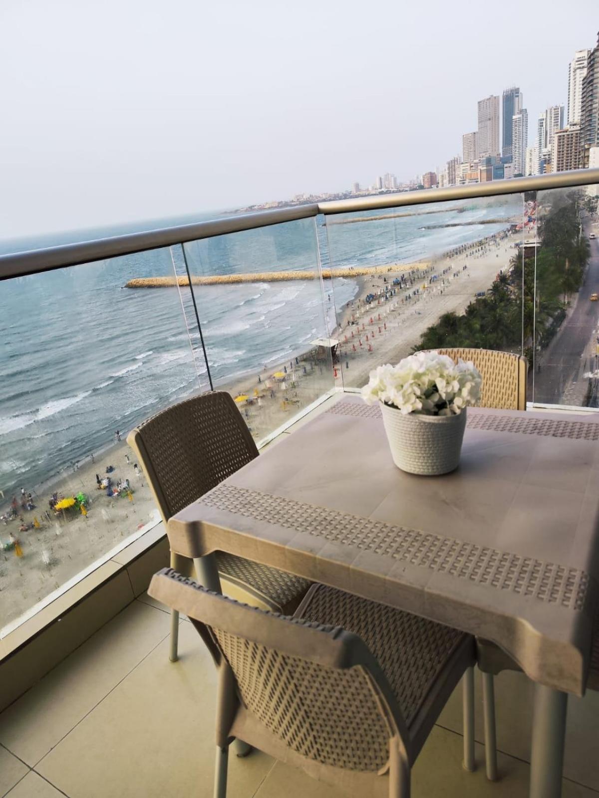 Palmetto Beach Vista De Frente Al Mar Apartamento Cartagena