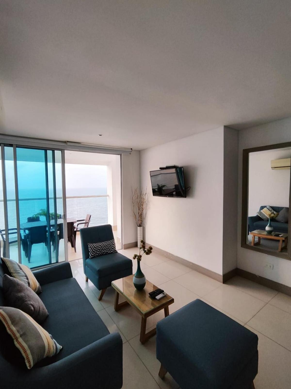 Apartamento Palmetto Beach Vista De Frente Al Mar Cartagena