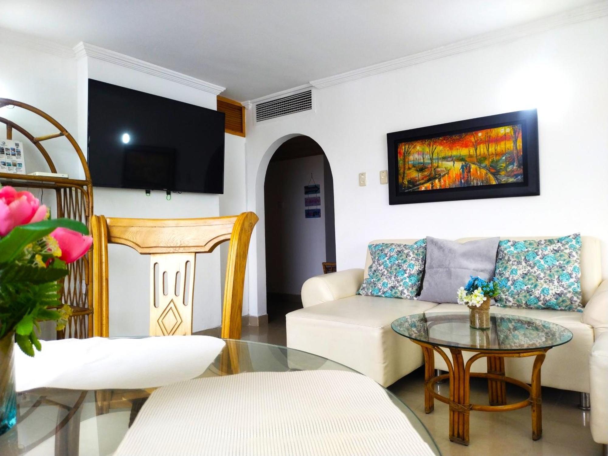 Hermoso Apto, Vista Parcial Al Mar Y Al Centro Historico De De Indias Apartment *