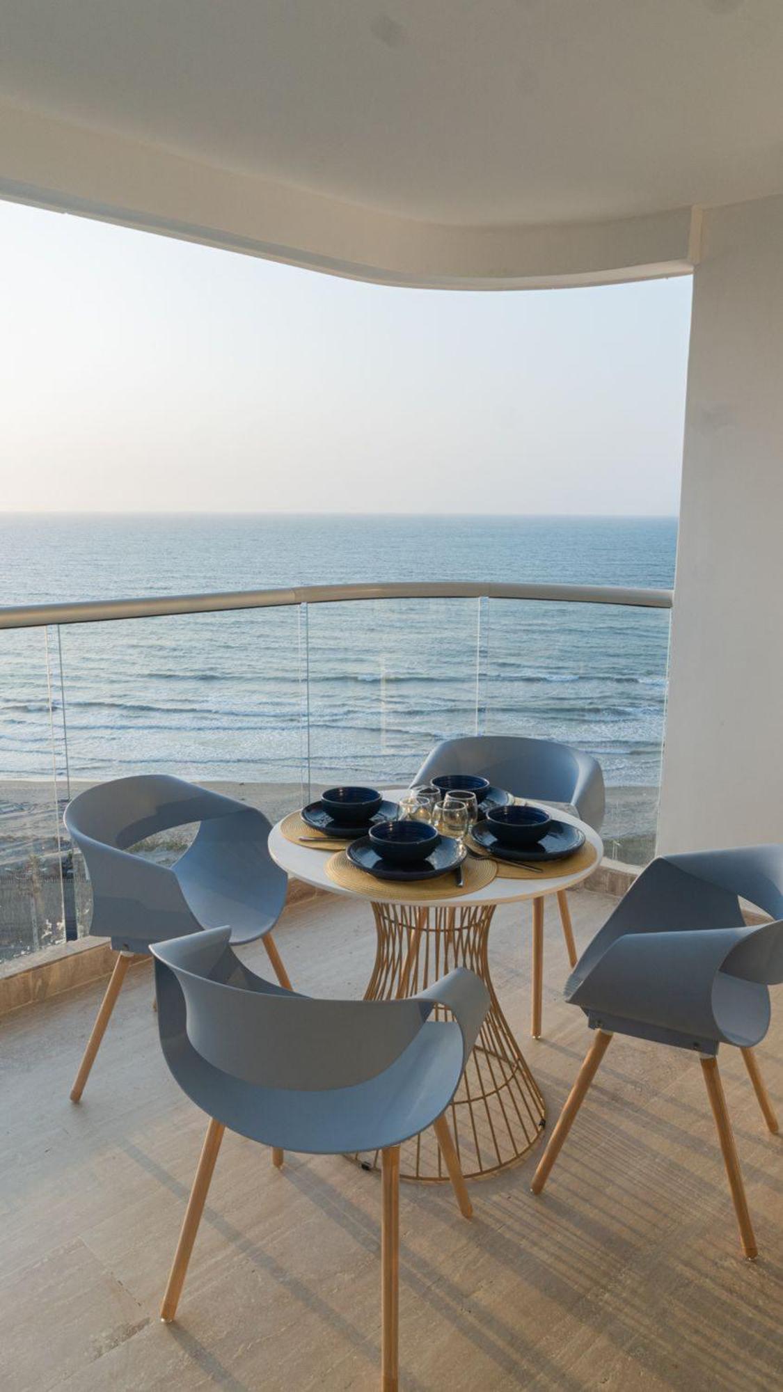Cb1319 10min Centro-vista Al Mar-balconpriv Apartment Cartagena