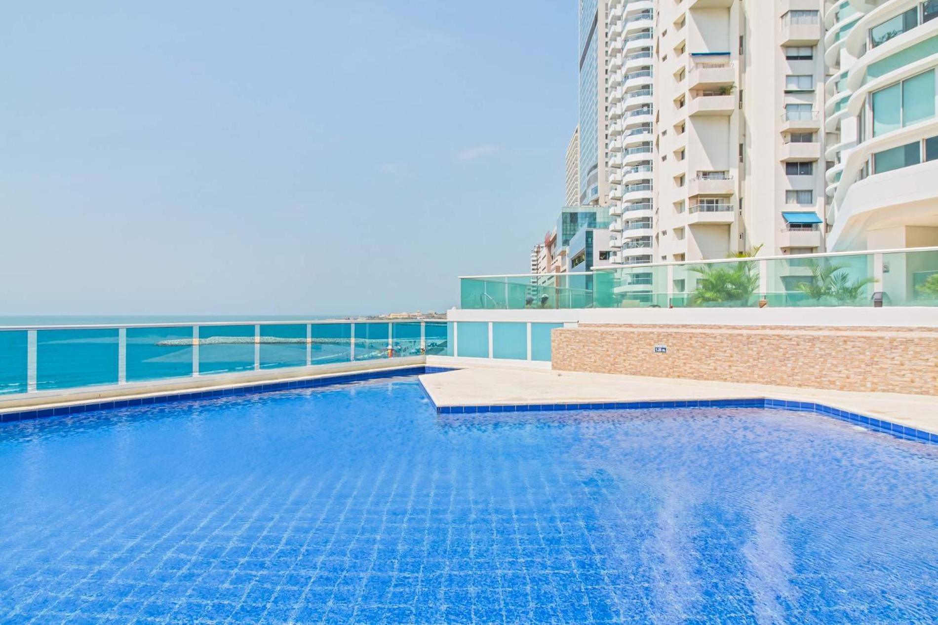 Vista De Lujo Al Mar Y La Bahia Apartment Cartagena