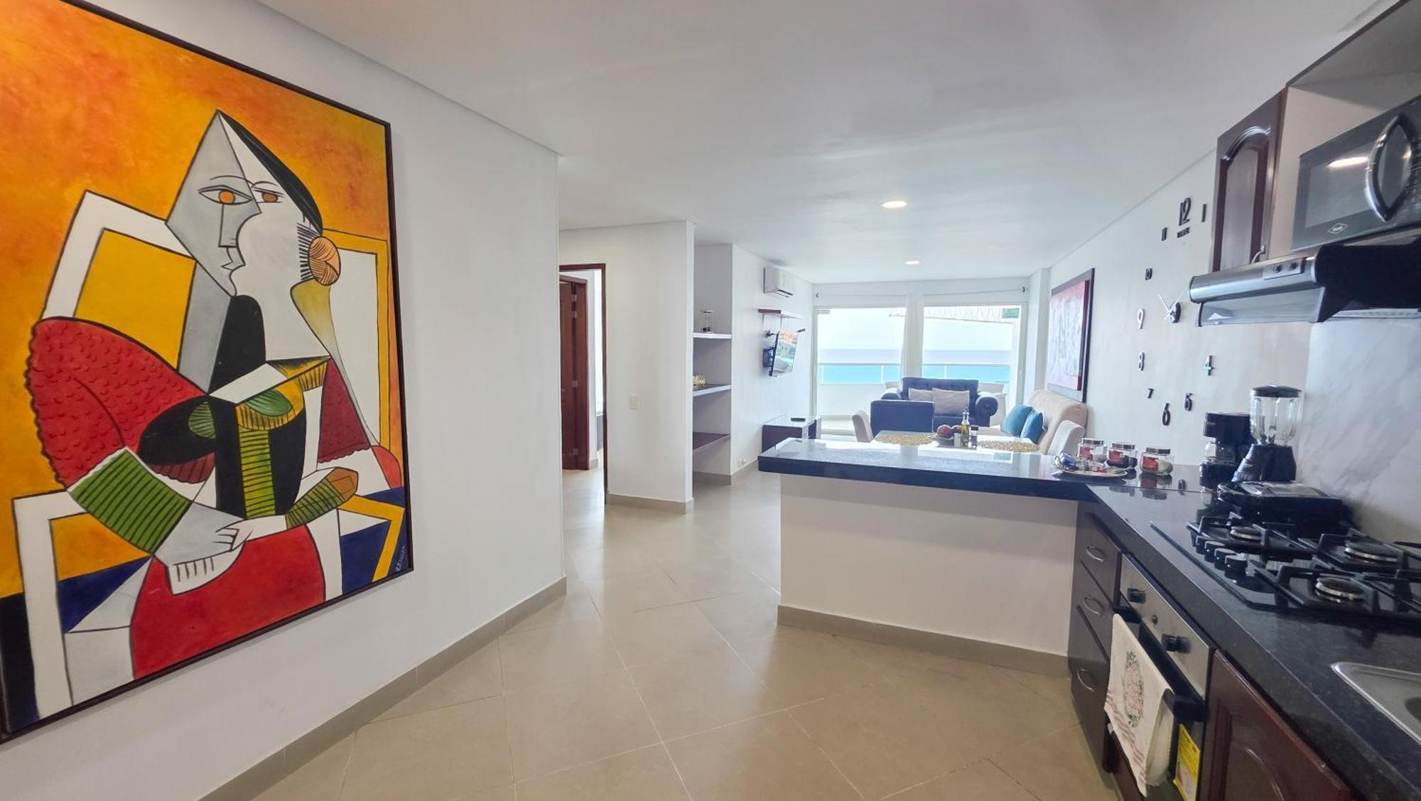 2b/2b Gorgeous Sunsets-ocean View -pool Apartment Cartagena