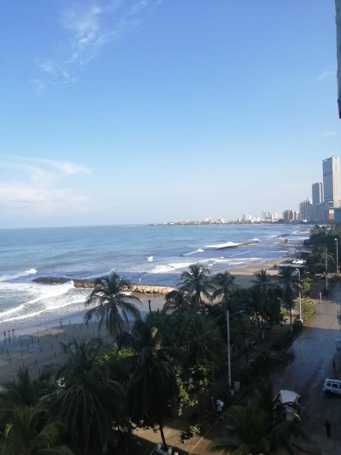 Vista Al Mar En Edificio Mar Adentro Bocagrande Apartamento *