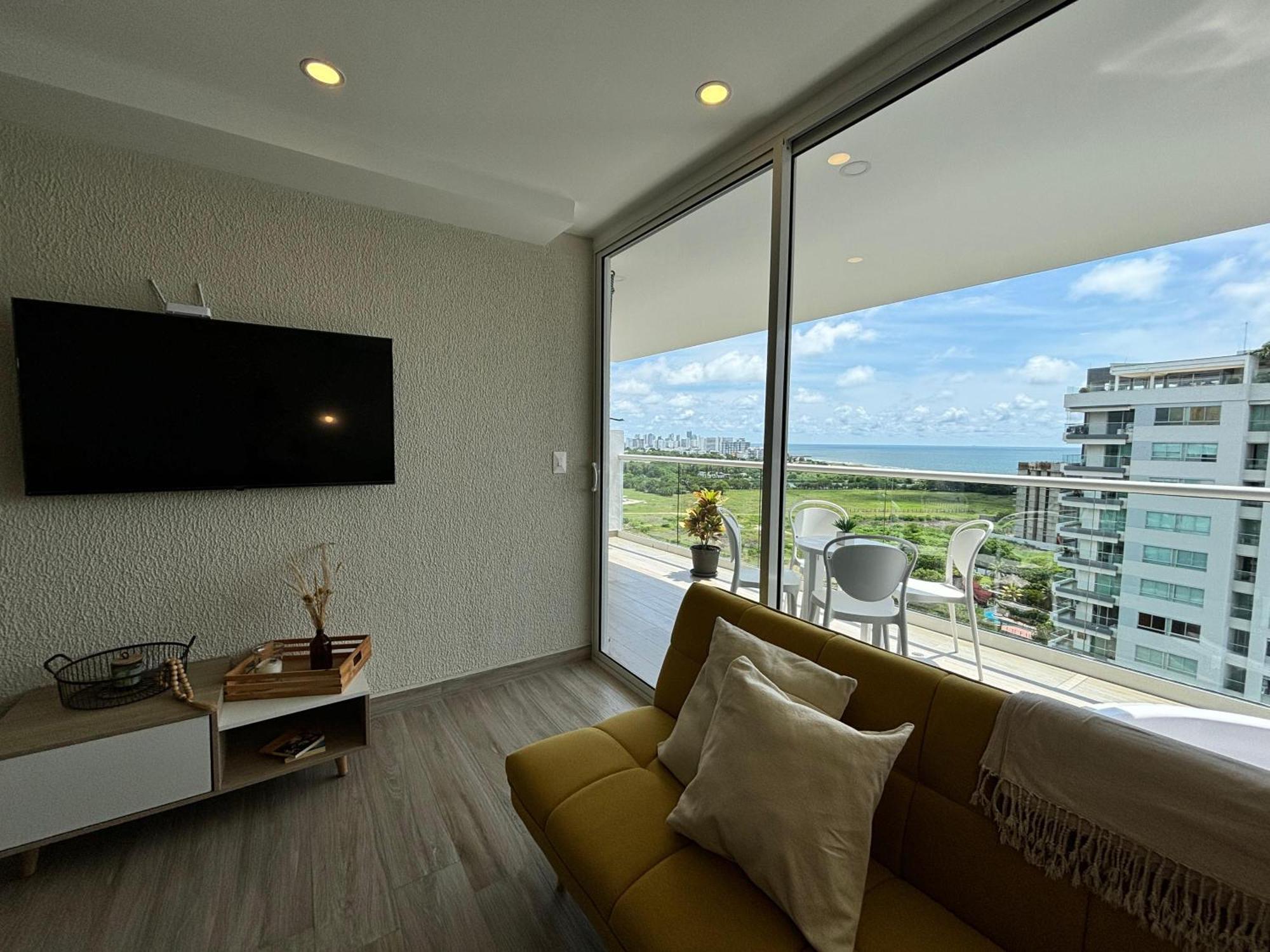 Dominiqueplayaazul Apto De Lujo Con Jacuzzi Privado En Balcon Apartment *
